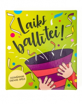 Dzimšanas dienas spēle "Laiks ballītei"